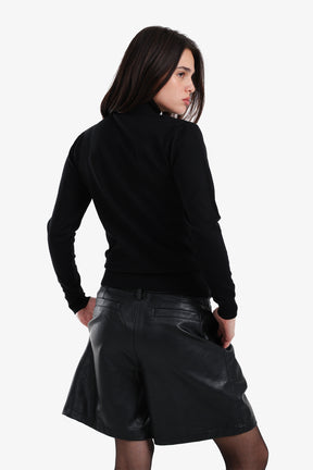 Slim Fit High Neck Pullover