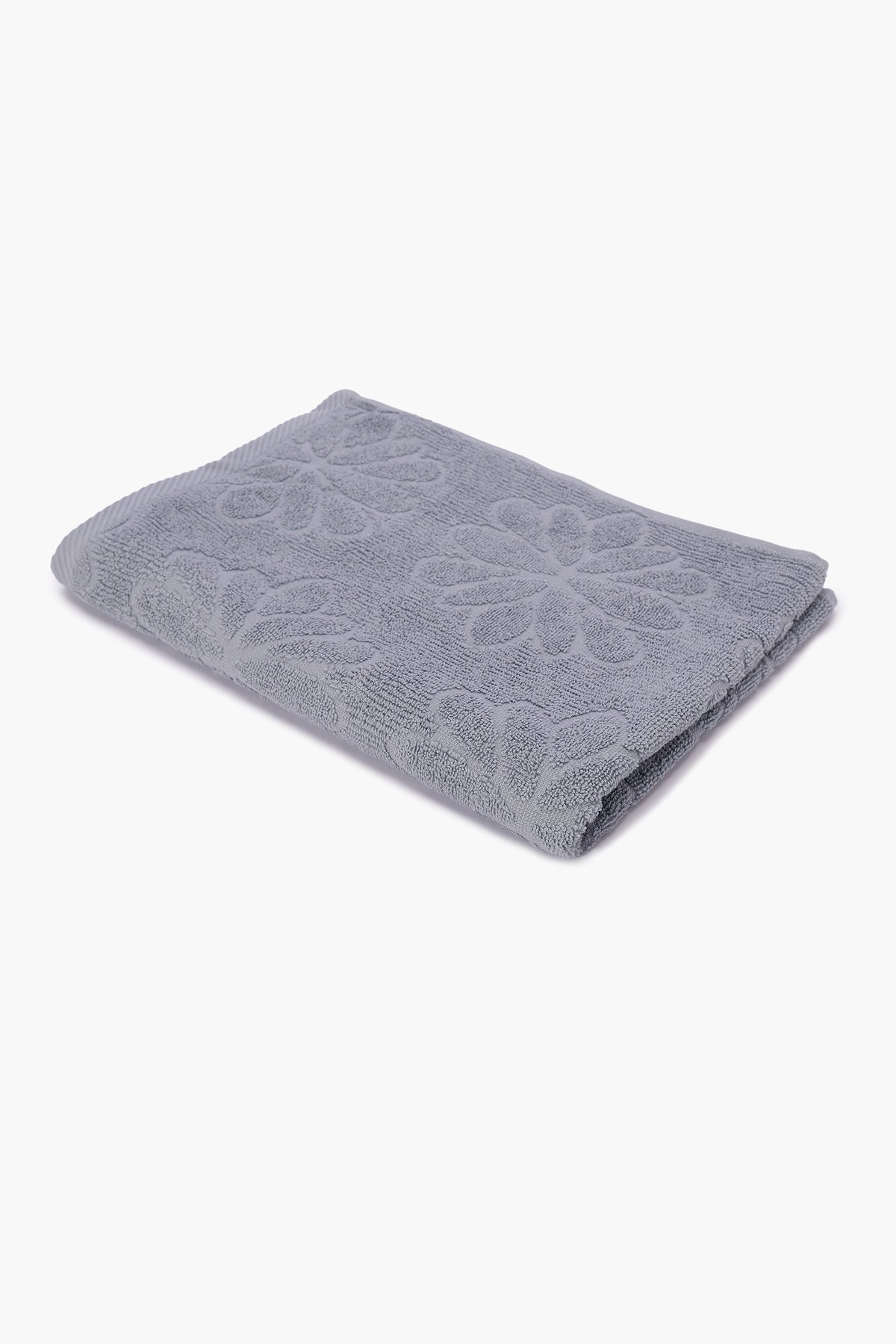 Flower Ribbed Towel - 100*50cm