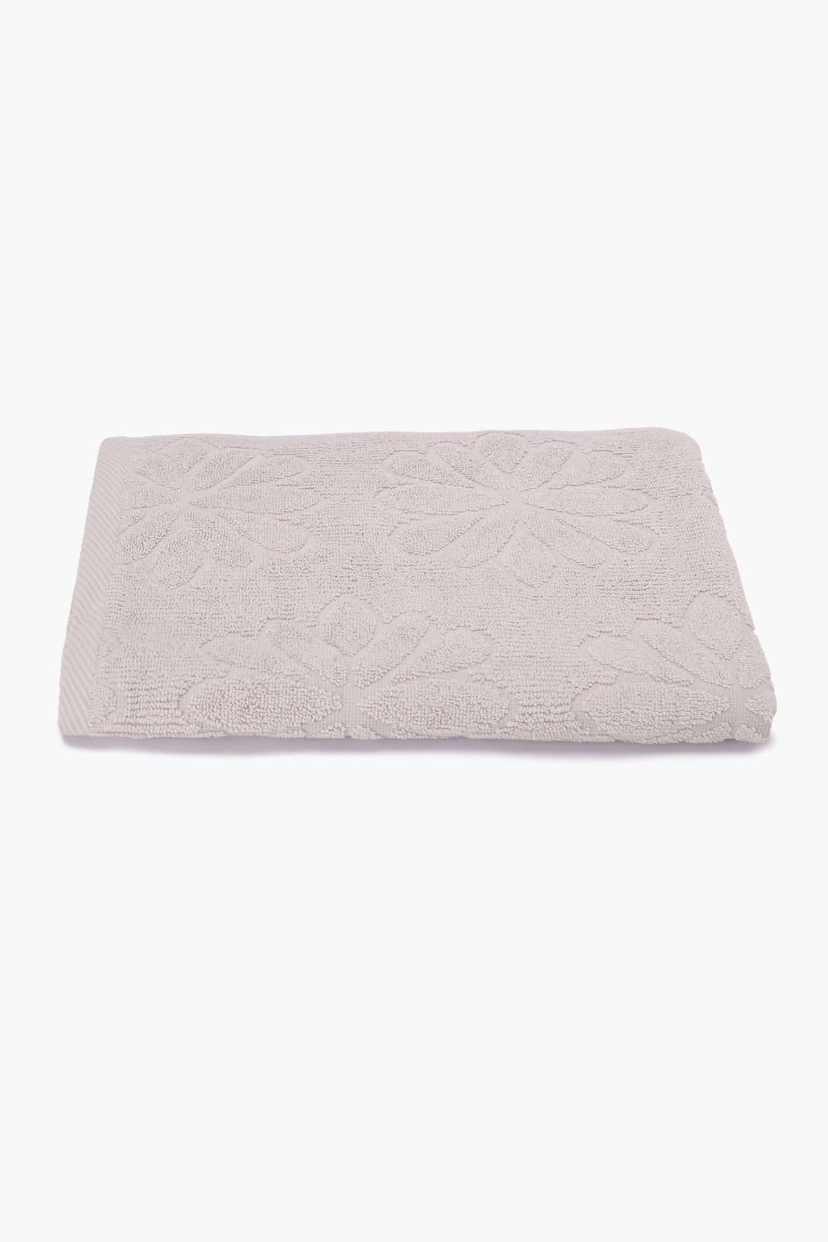 Flower Ribbed Towel - 100*50cm