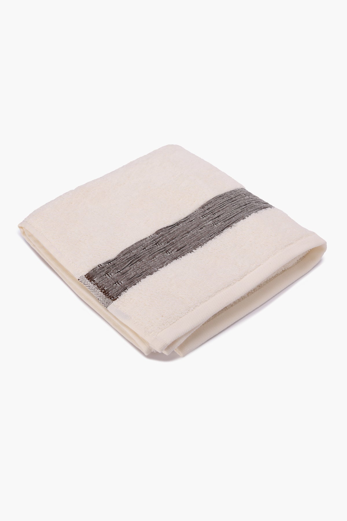Grey Edge Towel - 100x50cm