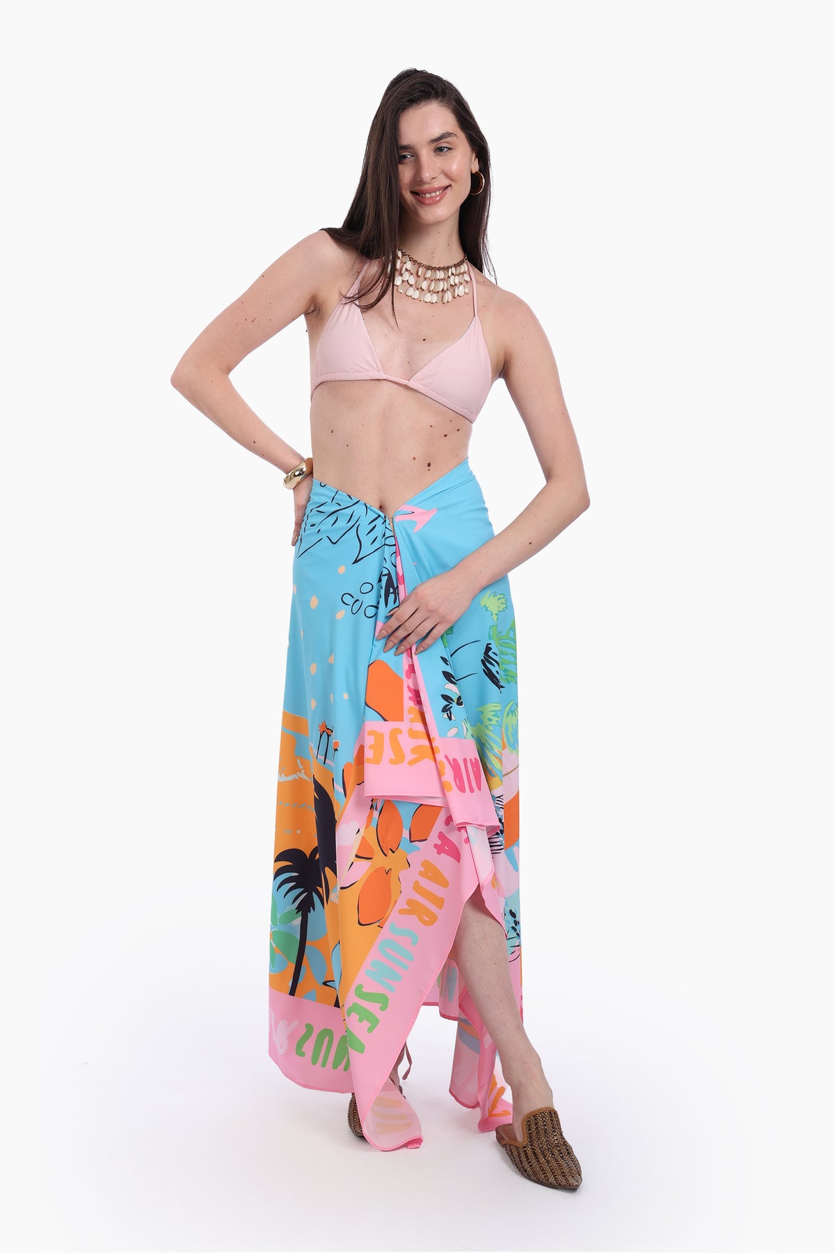 Summery Beach Sarong Wrap