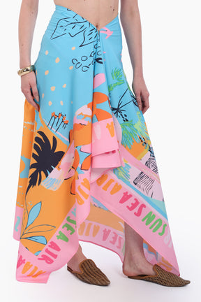 Summery Beach Sarong Wrap