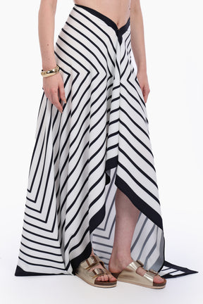 Black & White Beach Sarong Wrap