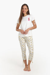 Pyjama Set with Drawstrings