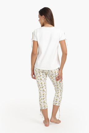Pyjama Set with Drawstrings