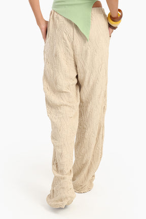 Ribbed Beach Pants with Pockets