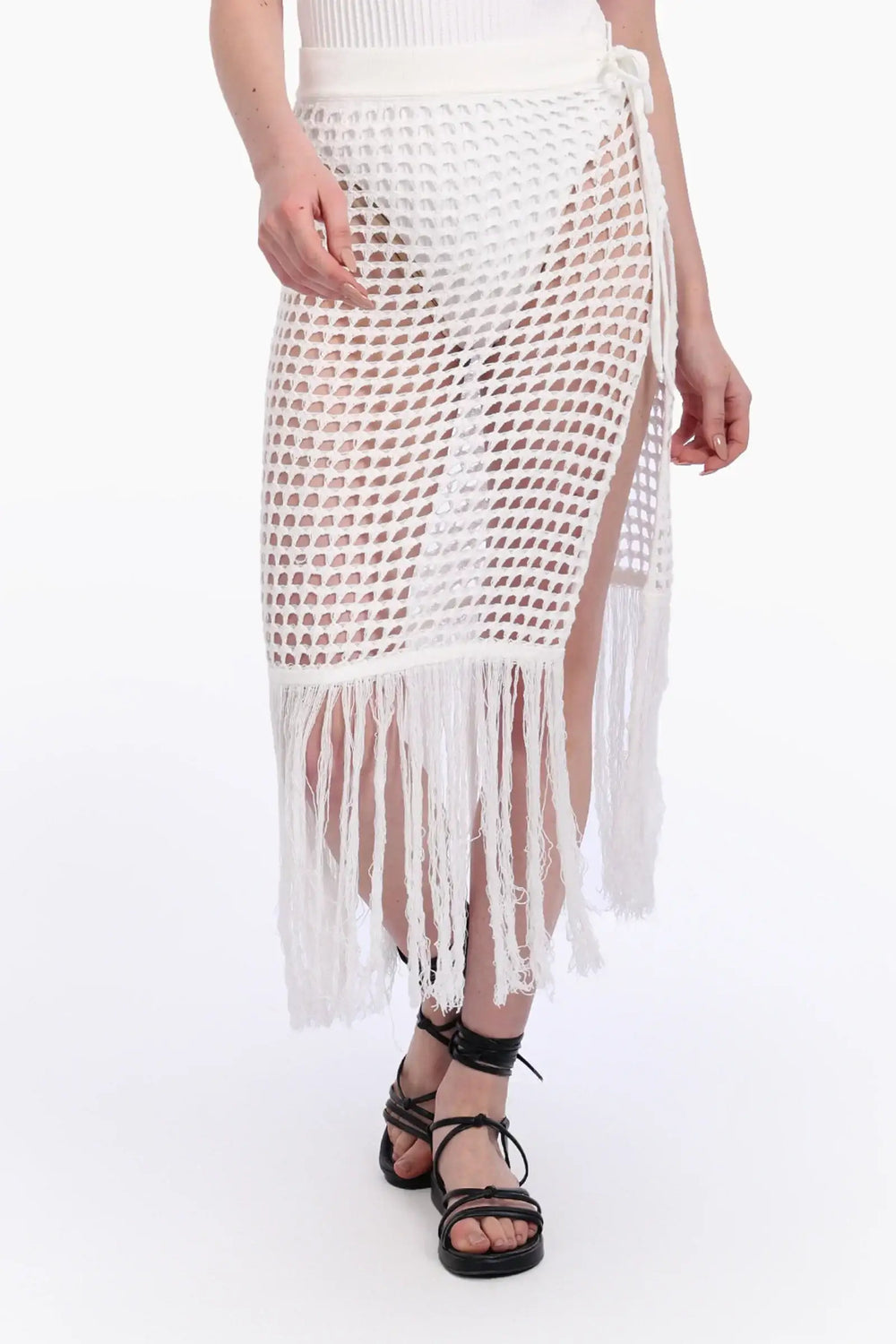 Crochet Skirt Beach Cover-Up