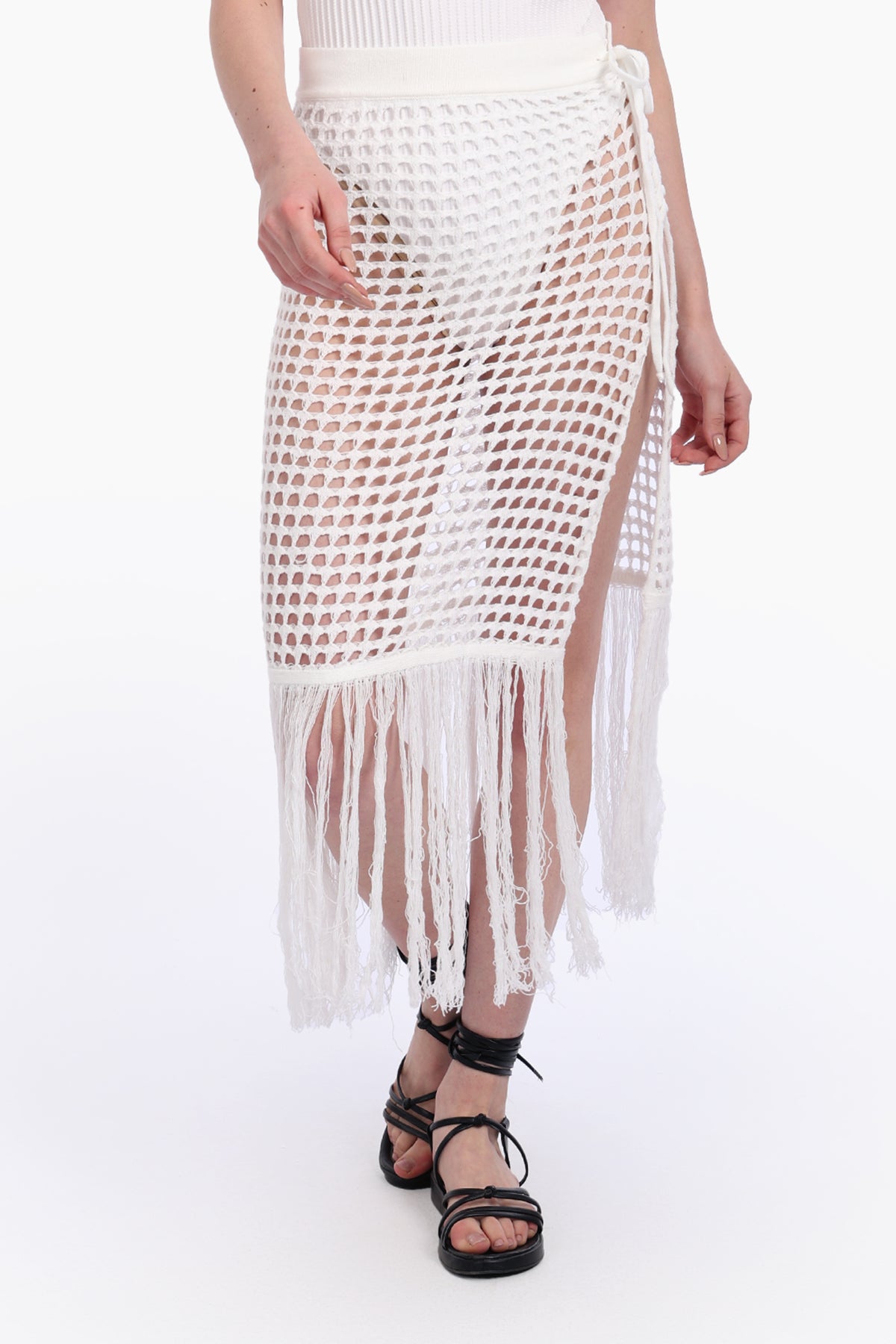 Crochet Skirt Beach Cover-Up