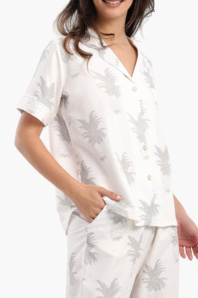 Pineapple Printed Pyjama Set