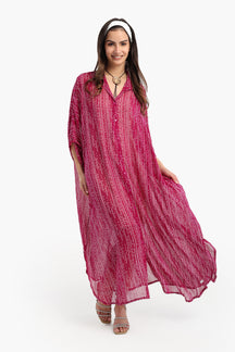 Shirt Dress with Wide Sleeves