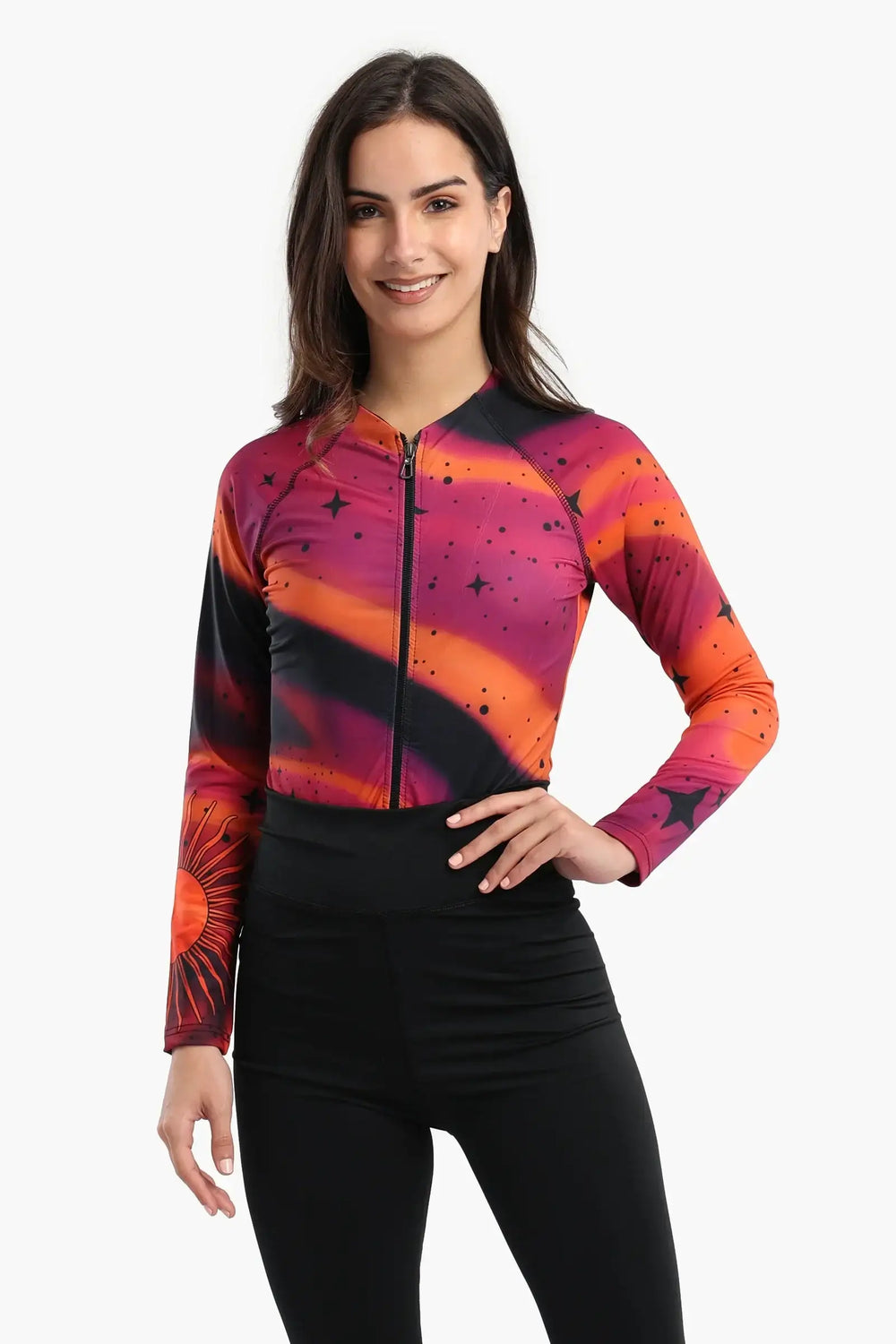 Galaxy Rash Guard Swimsuit