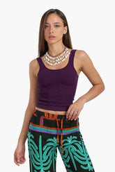 Slim Fit Ribbed Crop Top