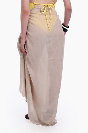 سارونغ سادة للشاطئ