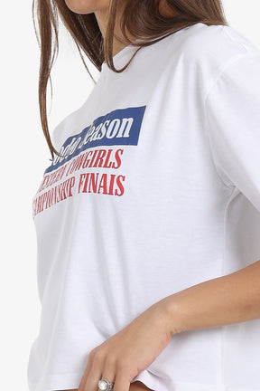 Off White Printed T-Shirt