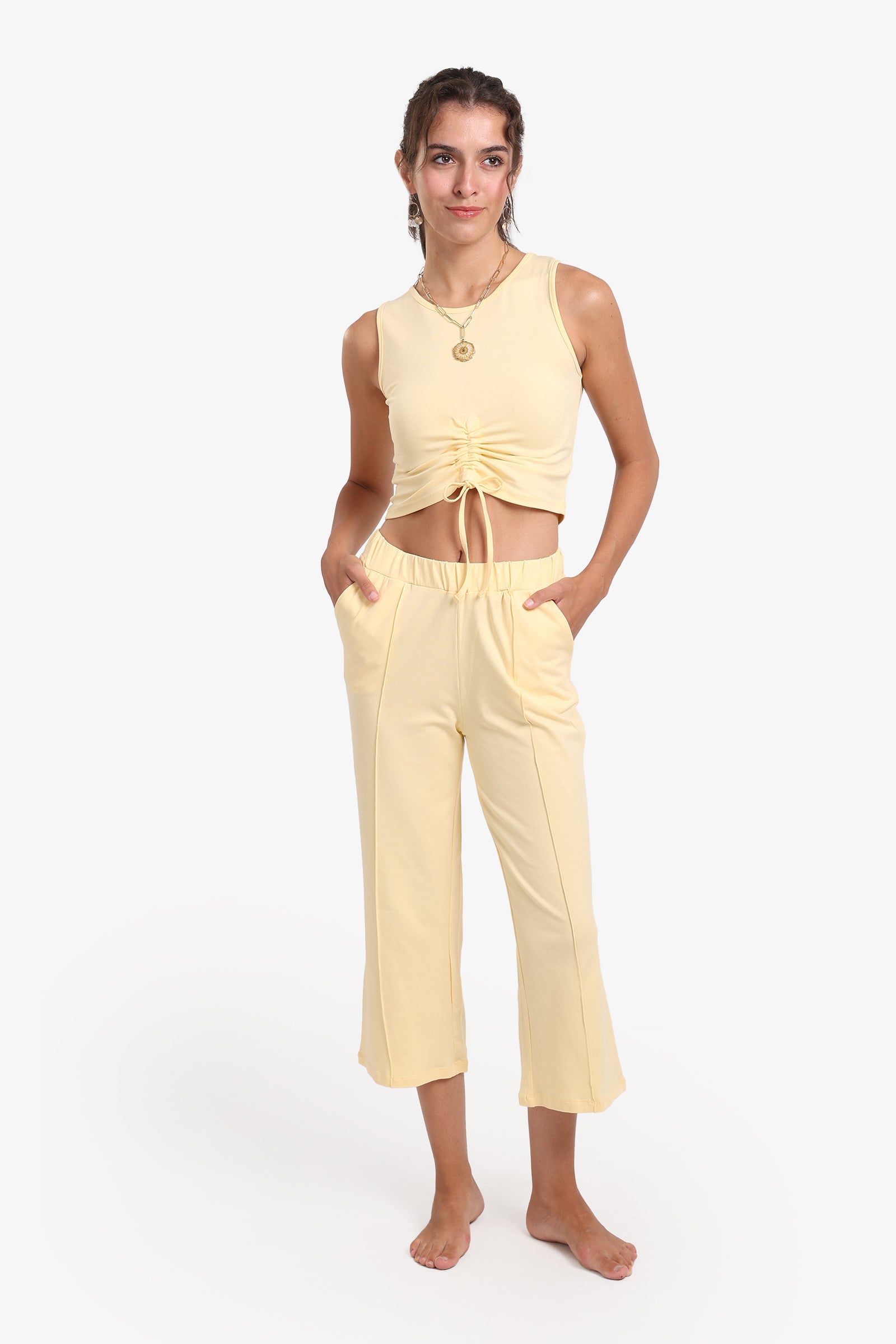 Light Yellow Pyjama Set