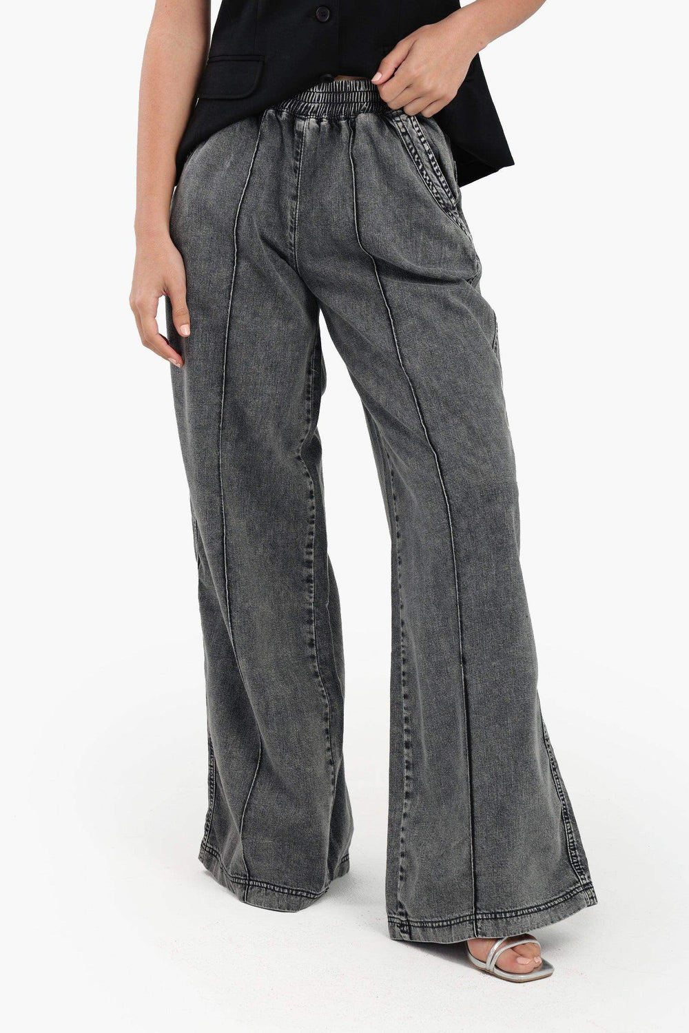 Relaxed-Fit Denim Pants