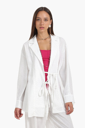 Flowy Wrap Cardigan Top