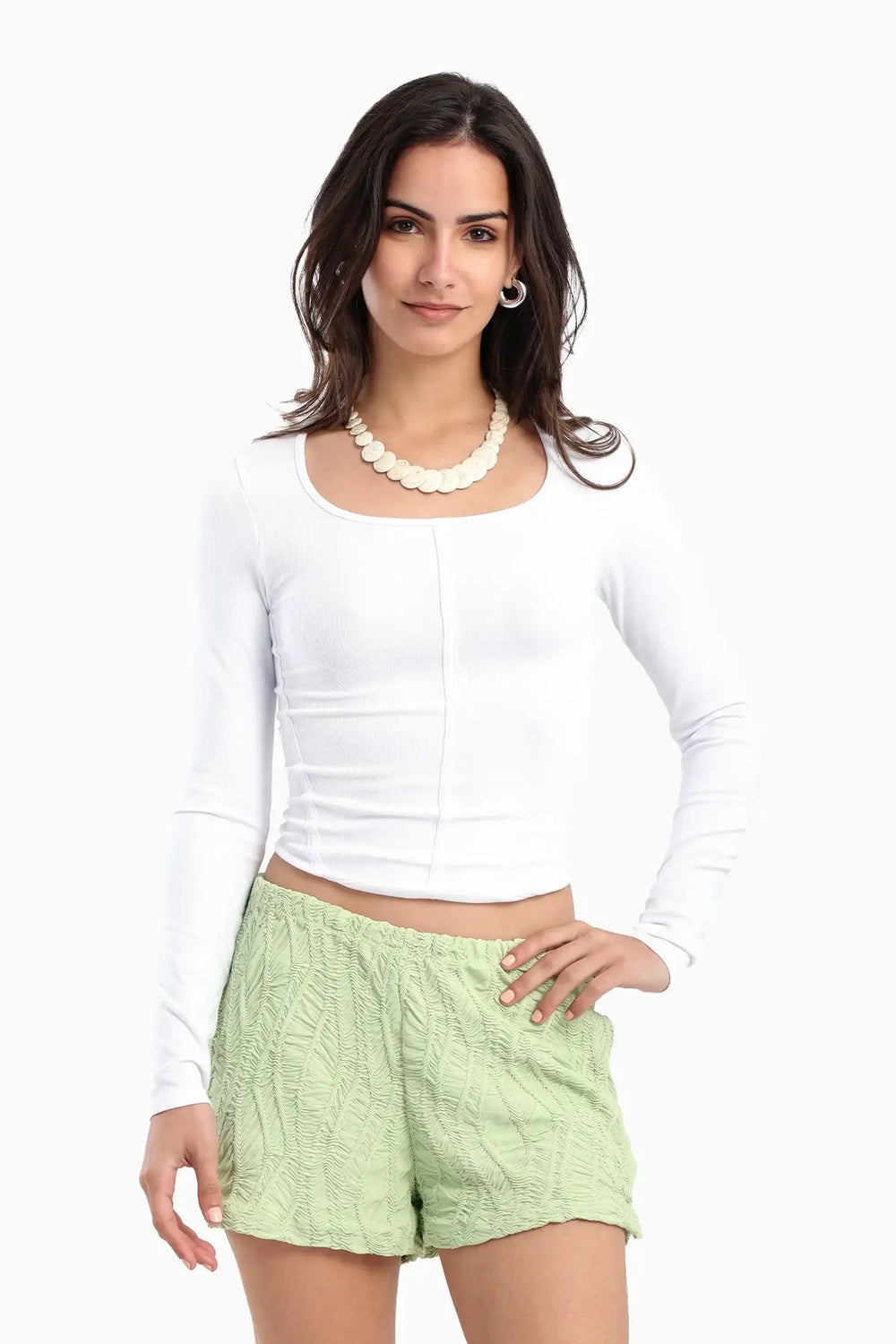 Square Neck Corset Top