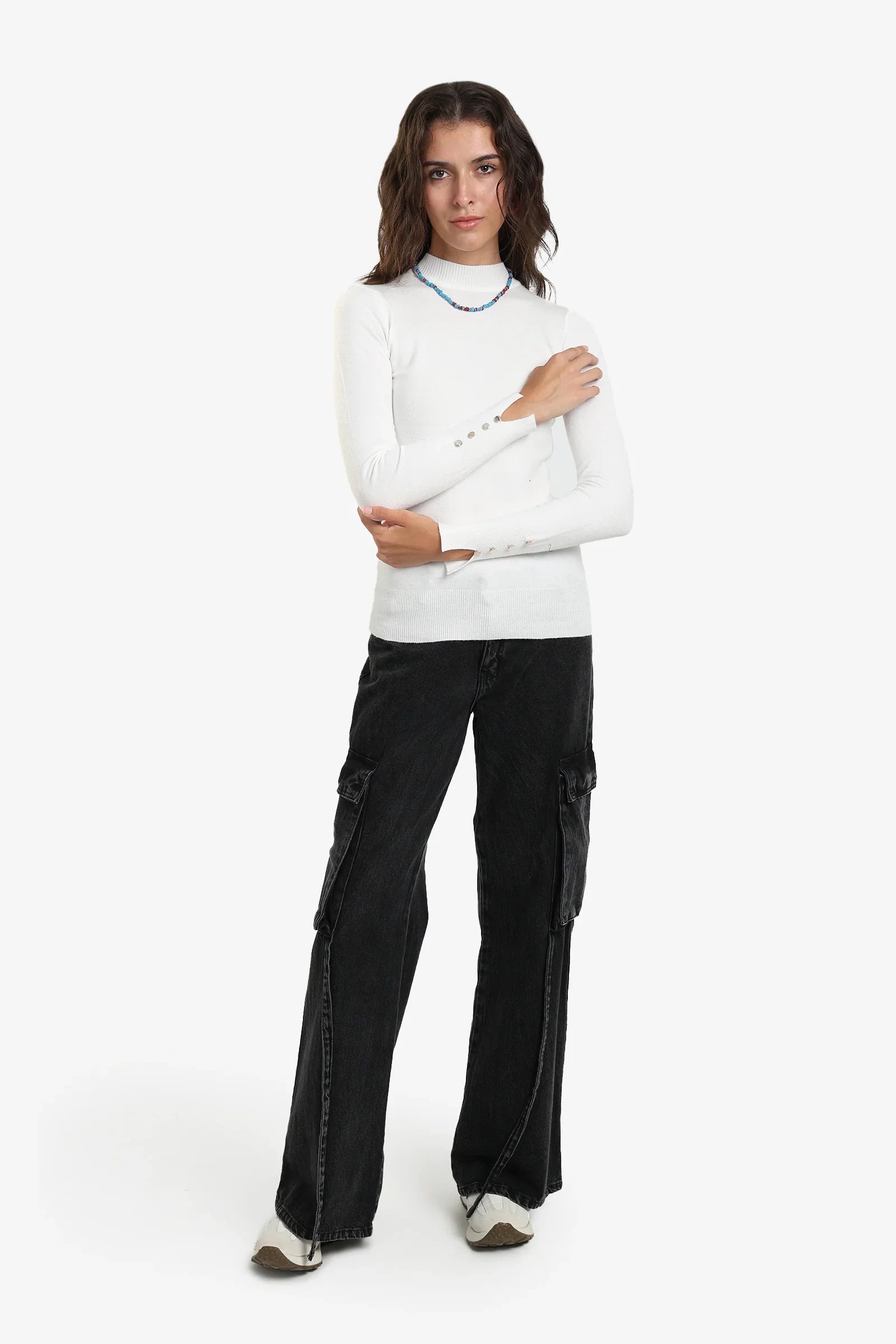 Basic Mock Neck Pullover
