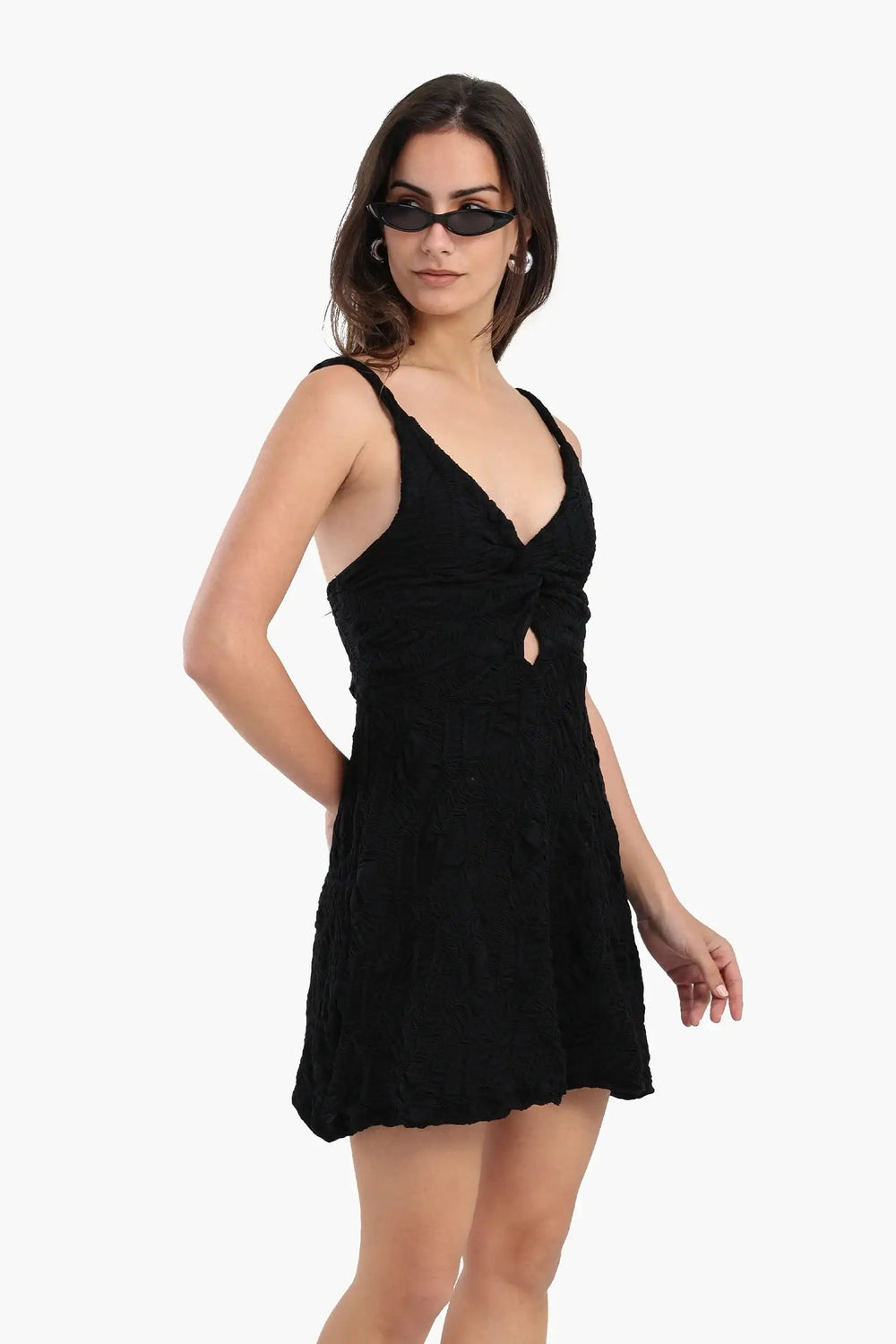 Jacquard Textured Beach Dress