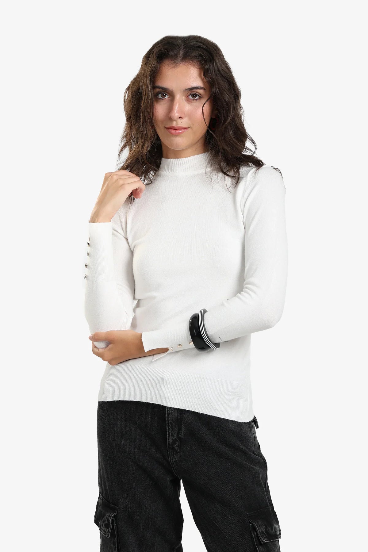 Basic Mock Neck Pullover