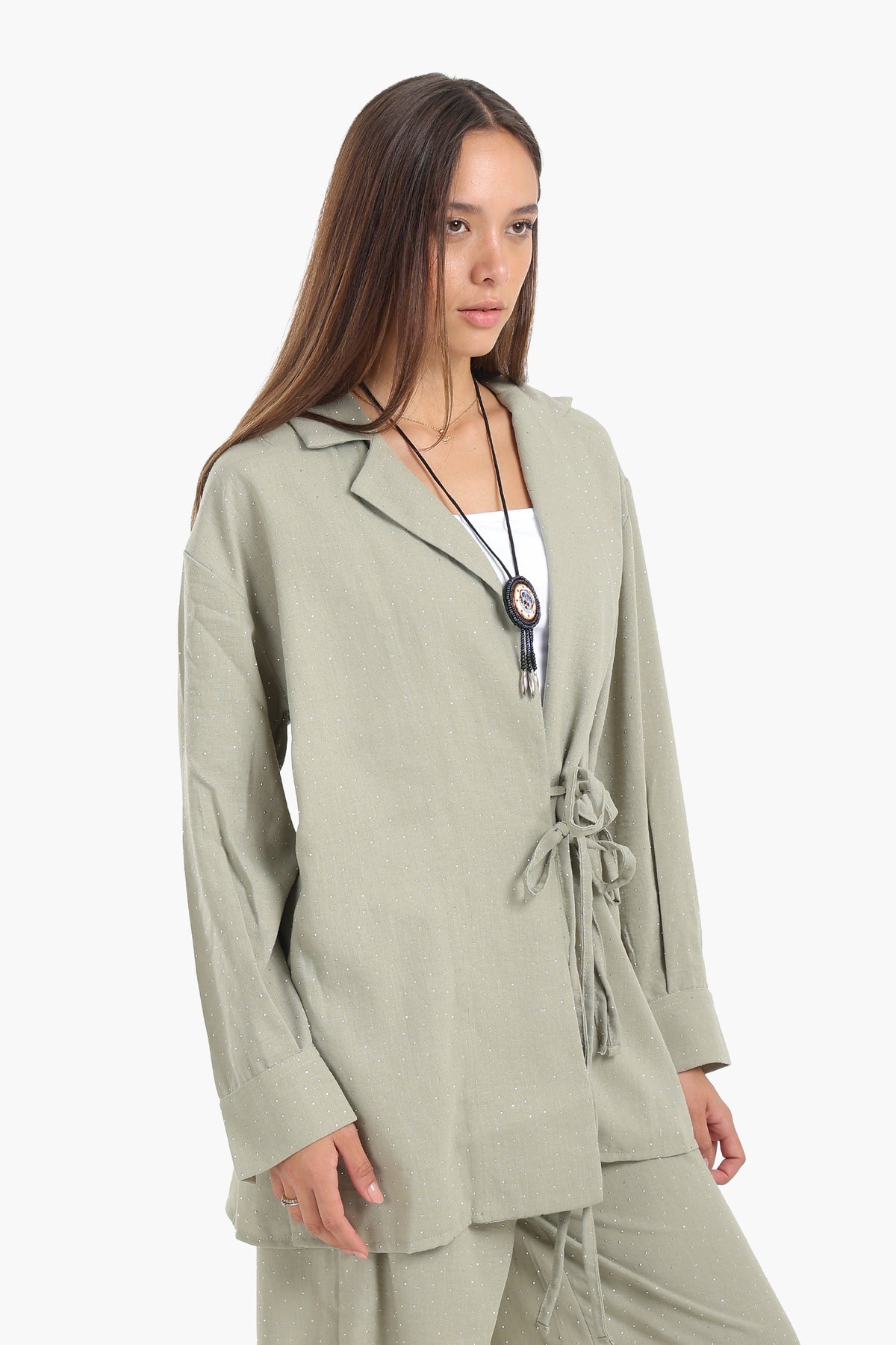 Flowy Wrap Cardigan Top