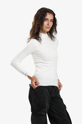 Basic Mock Neck Pullover