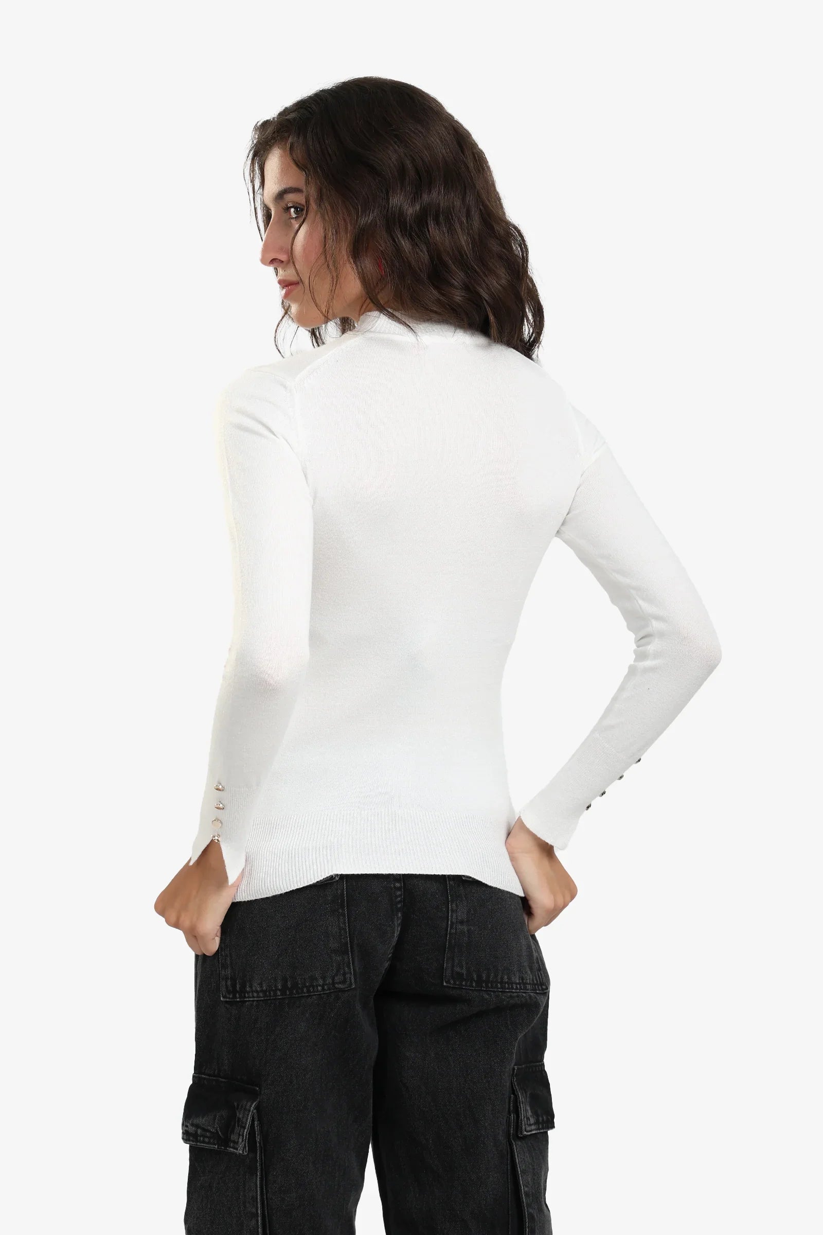Basic Mock Neck Pullover