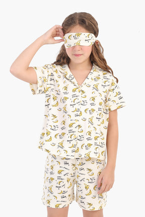 Girly Bananas Print Pyjama