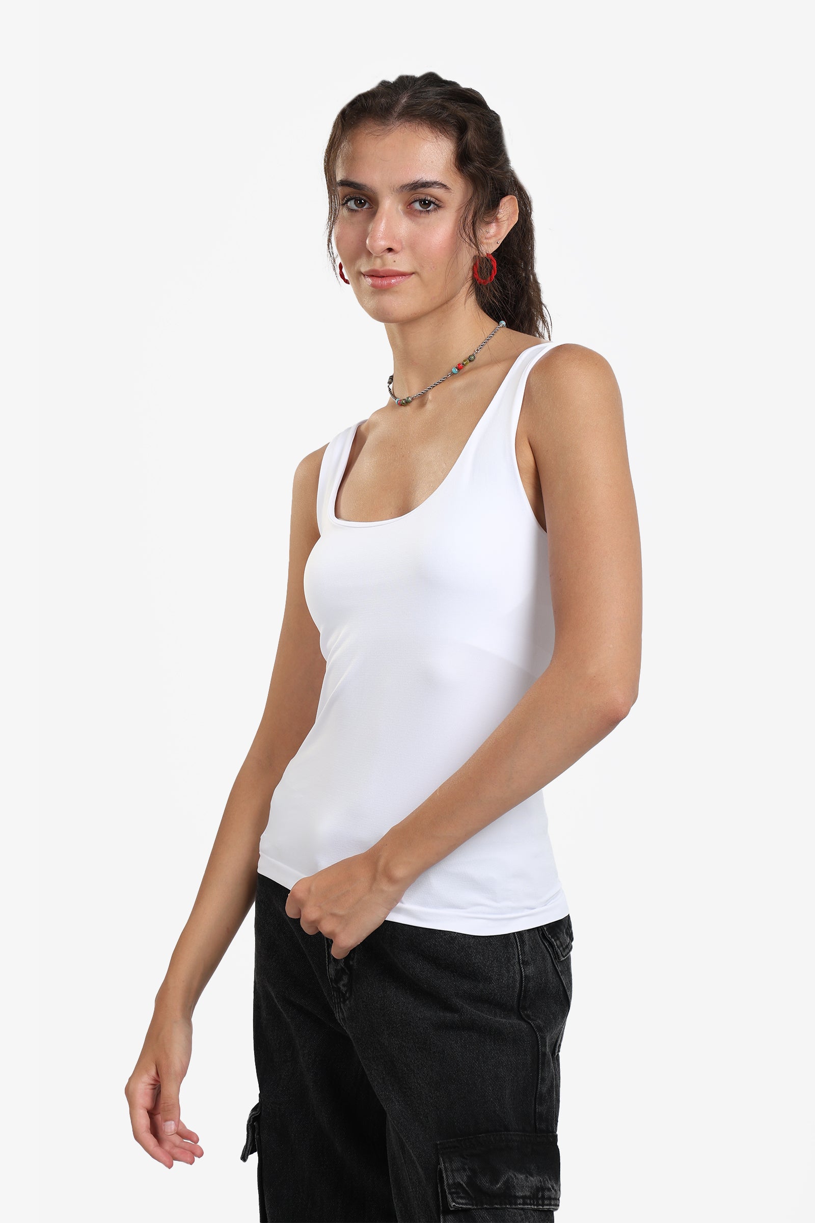 Sleeveless Basic Top