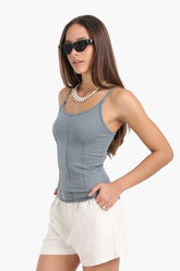 Seamless Microfiber Corset Top