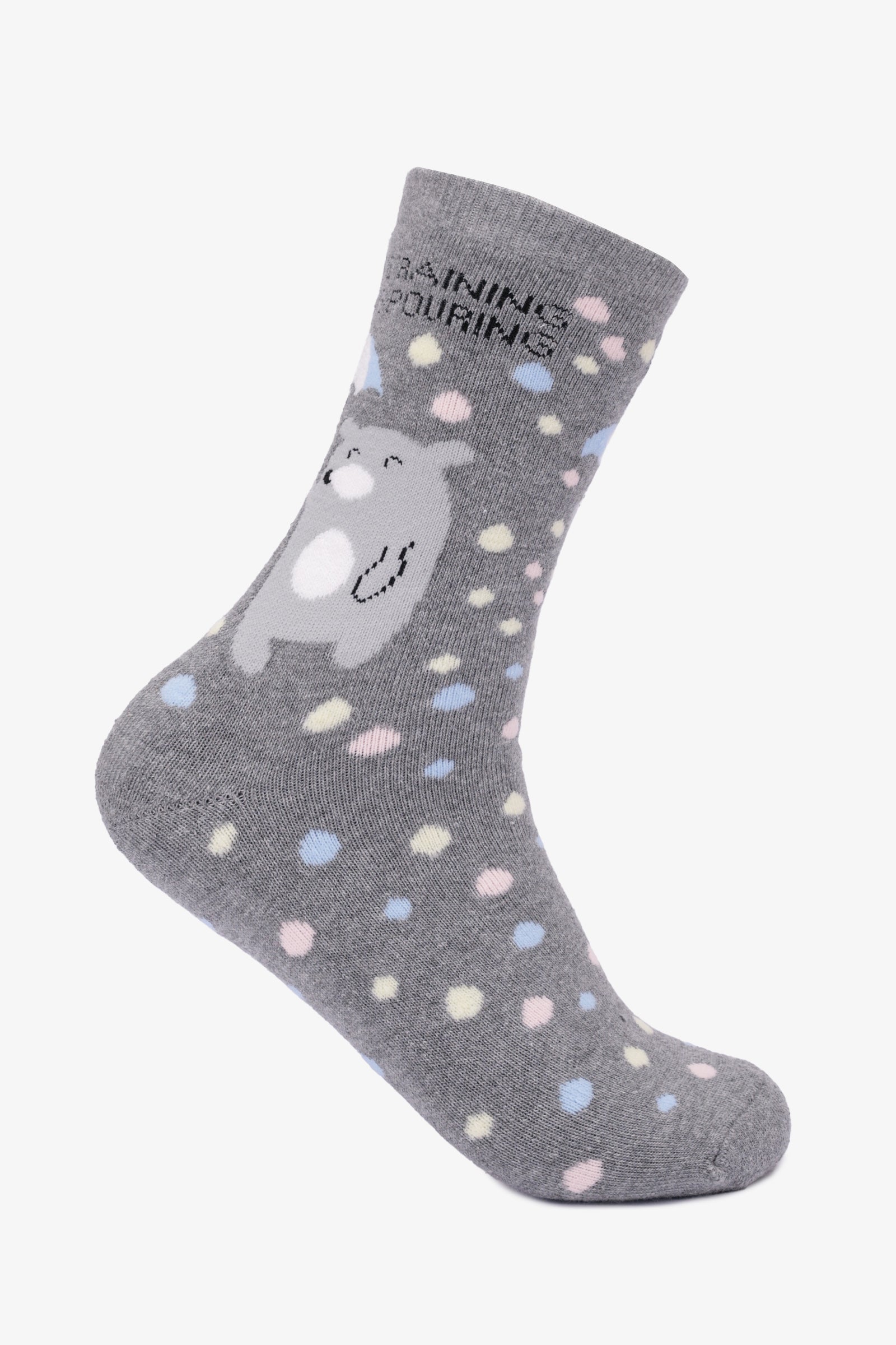 شرابات مطبوعة متوسطة الطول