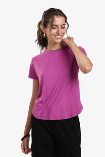 Asymmetrical Hem Basic Top