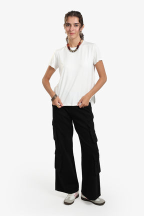 Asymmetrical Hem Basic Top