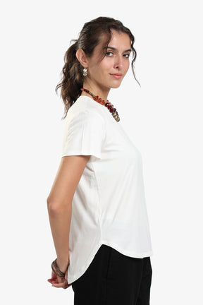 Asymmetrical Hem Basic Top