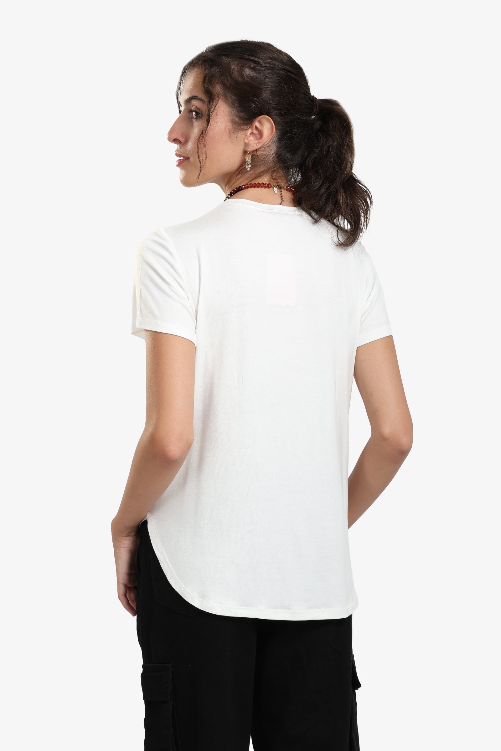 Asymmetrical Hem Basic Top