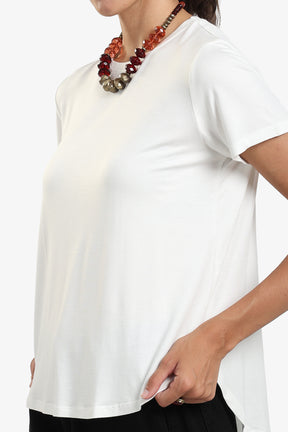 Asymmetrical Hem Basic Top