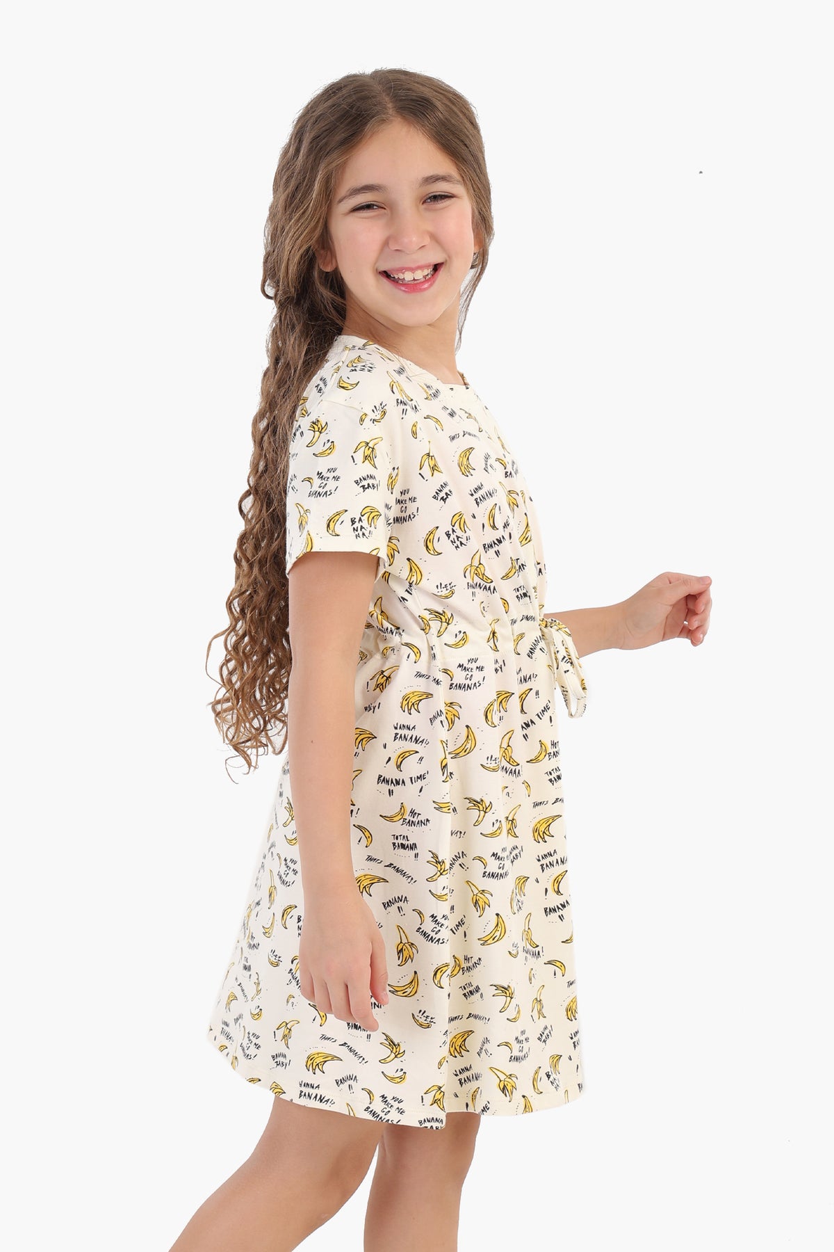 Girly Bananas Print Nightgown