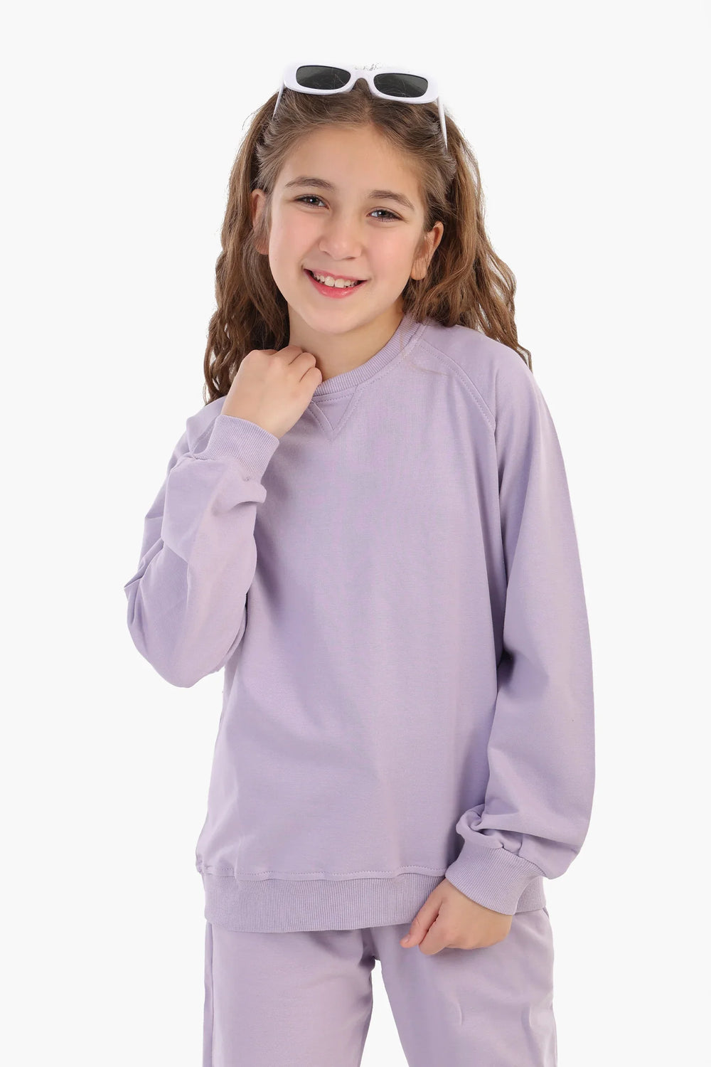 Girly Cozy Crew Neck Sweatshirt