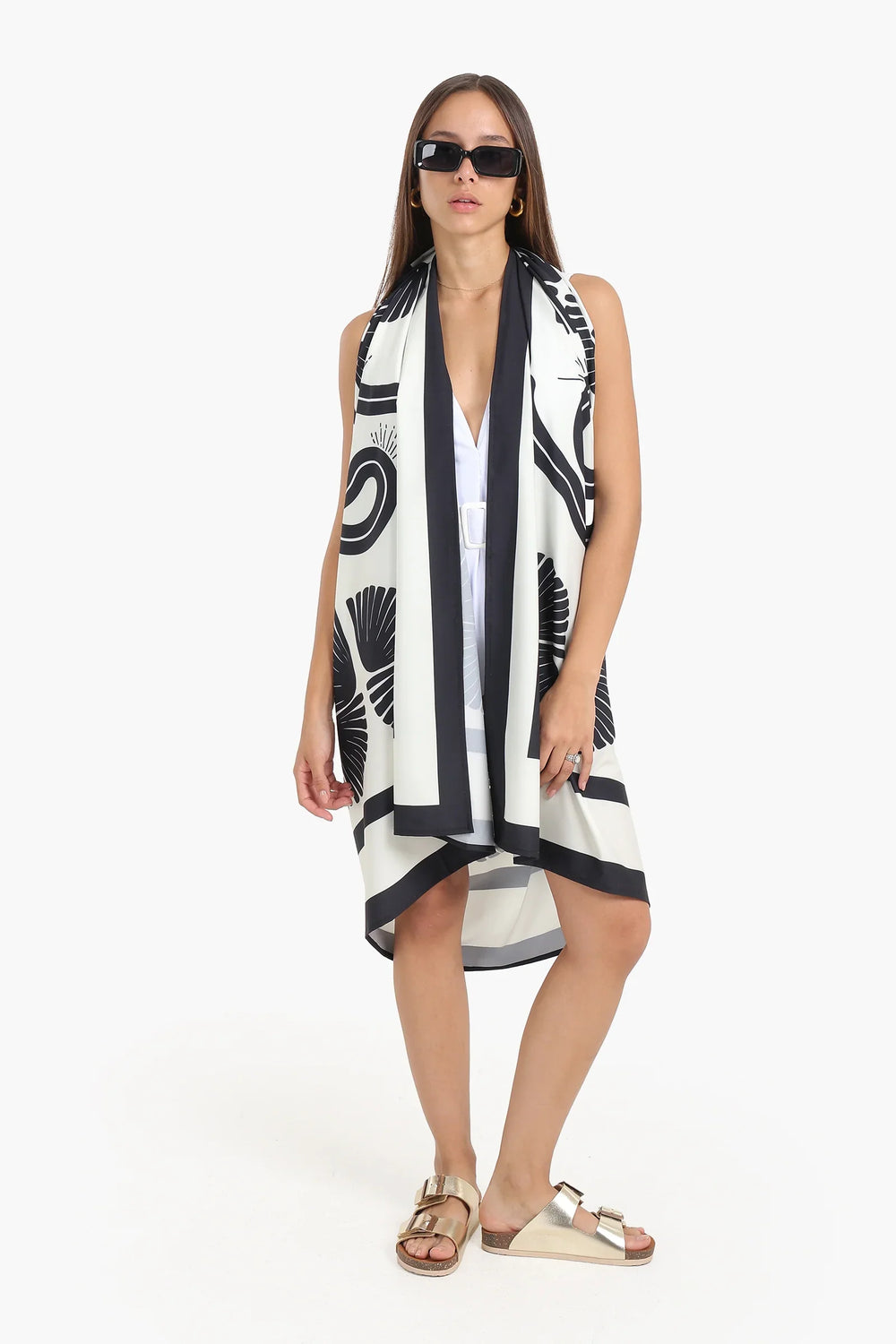 Printed Beach Sarong Wrap