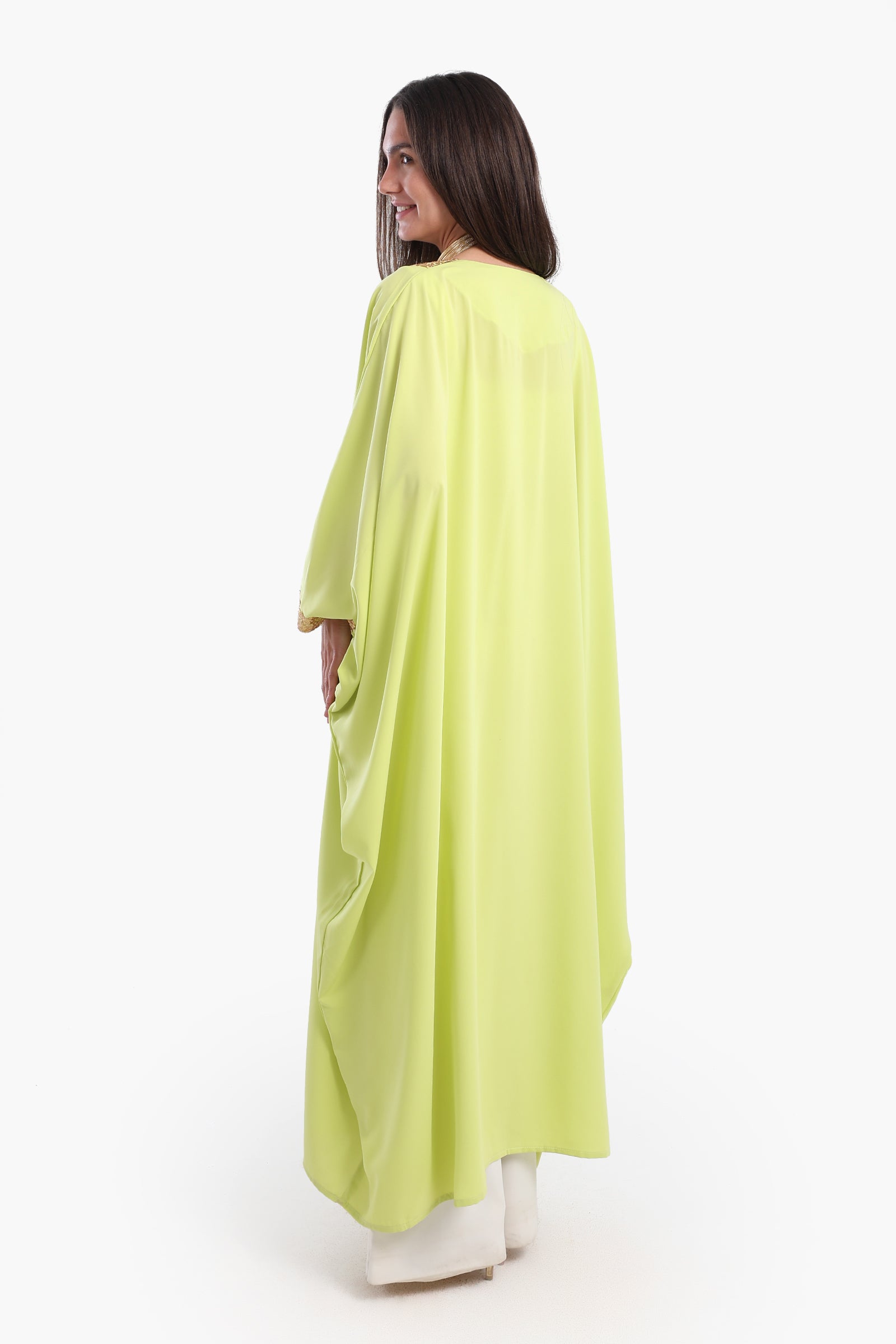 Relaxed Fit Abaya with Sequins