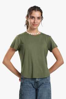 Asymmetrical Hem Basic Top