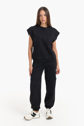 Open-Back Lounge Sweatshirt