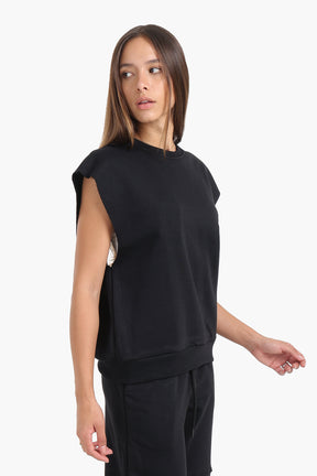 Open-Back Lounge Sweatshirt