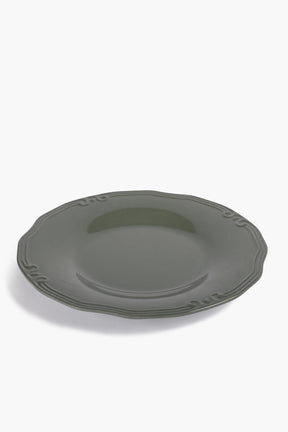 Round Plate with Decorative Edge - 33cm