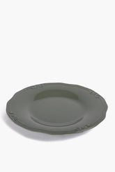 Round Plate with Decorative Edge - 33cm