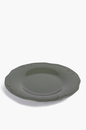 Round Plate with Decorative Edge - 33cm