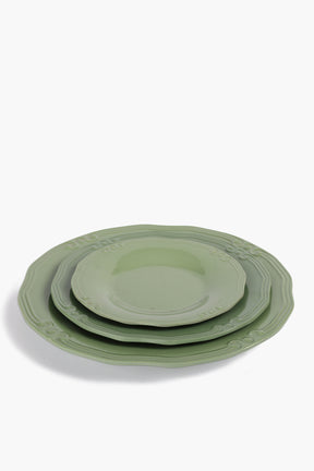 Dinner Plate with Decorative Edge - 21cm