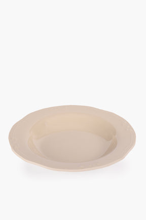 Deep Plate with Decorative Edge - 23cm