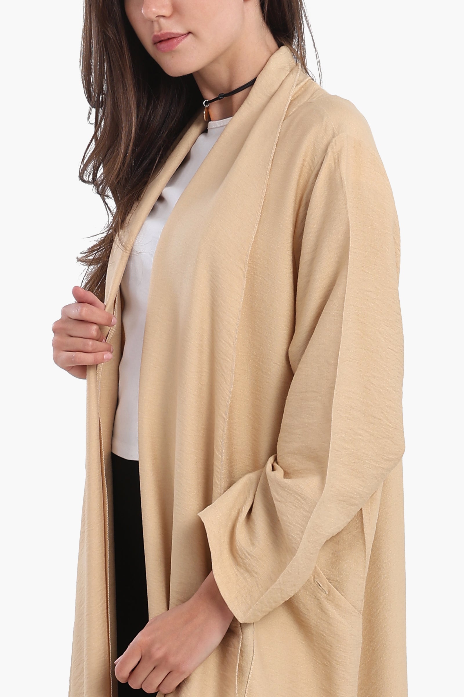 Oversized Open Front Cardigan